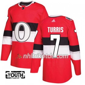 Ottawa Senators Trikot Kyle Turris 7 Adidas 2017-2018 Rot Authentic - Kinder